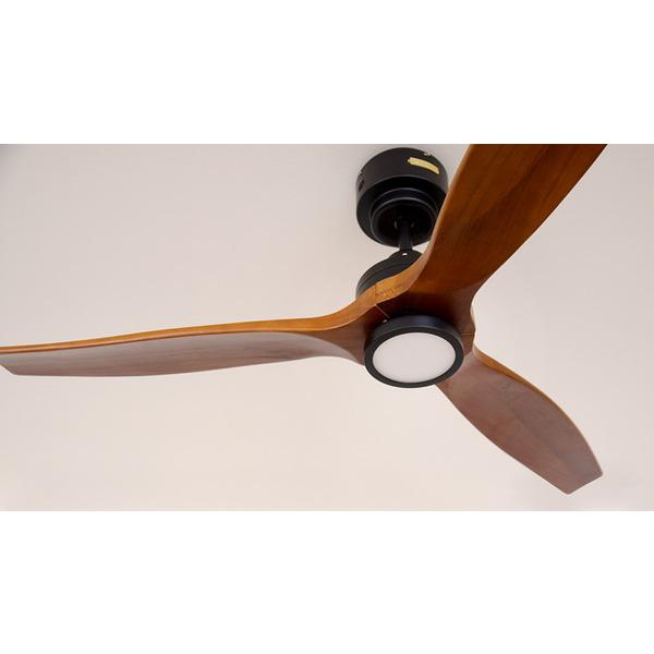 ライフオンプロダクツ Modern Collection LED シーリングファン DCモーター REAL wood blades