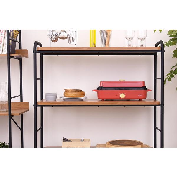 ライフオンプロダクツ スリムホットプレート　3つのプレートと 楽しく使えるレシピブック付 レッド PR-SK035-RD [プレート3枚] |  | 04