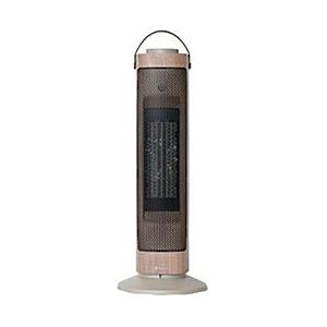 ライフオンプロダクツ タワー型セラミックファンヒーター＆ファン Premium WOOD グレージュウッド LCAWA006-GW ［首振り機能］ | 