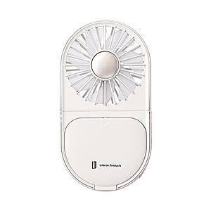 ライフオンプロダクツ LEDミラー付スリムファン  リリーホワイト LCAF020-LW 【864】 [振込不可] | 