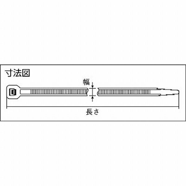 ヘラマンタイトン MSタイ　幅4．8×長さ383ｍｍ　100本入　屋内外使用　T50LW |  | 02