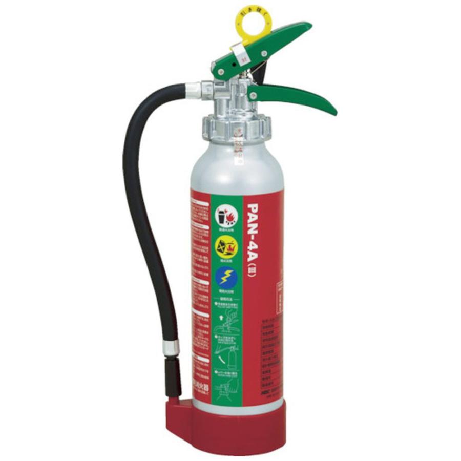 日本ドアーチェック製造 ドライケミカル　ＡＢＣ粉末消火器本体アルミ製４型