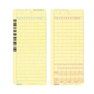 アマノ 時間集計タイムレコーダー専用タイムカード　PJRカード | ブランド登録なし