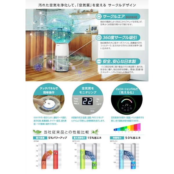 アンデス電気 空気清浄機 バイオミクロンサークル  BM-H702A ［適用畳数：29畳 /PM2.5対応］ |  | 07