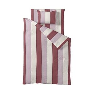 生毛工房 【ボックスシーツ】ストライププリント シングルサイズ(綿100%/100×200×30cm/ピンク) UMK34BSPK 【864】 | 