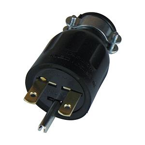 アメリカン電機 平刃形　ゴムプラグ　接地2P15A250V　7122GR | 