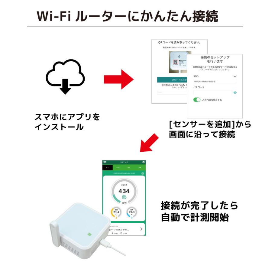 RATOC(ラトックシステム) Wi-Fi CO2センサー   RS-WFCO2 |  | 08