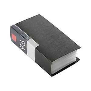 【在庫限り】 BUFFALO(バッファロー) CD/DVDファイル ブックタイプ （96枚収納・ブラック）　BSCD01F96BK [振込不可] | BUFFALO