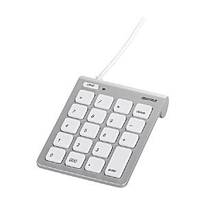BUFFALO(バッファロー) Mac専用テンキーボード (シルバー)　BSTK08MSV [EU RoHS指令準拠] | BUFFALO