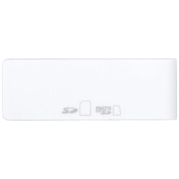 BUFFALO(バッファロー) どっちもUSBコネクター採用　SD専用カードリーダー／ライター（ホワイト）　BSCRD05U2WH | BUFFALO | 03