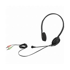 BUFFALO(バッファロー) ヘッドセット［φ3.5ミニ］ 軽量モデル（ブラック）　BSHSH14BK | BUFFALO