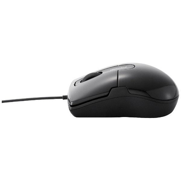 有線BlueLEDマウス［USB 1.5m・Mac／Win］　BSMBU26SMシリーズ 静音 Mサイズ （3ボタン・ブラック）　BSMBU26SMBK PS5対応 【Windows10動作対応】 | BUFFALO | 03