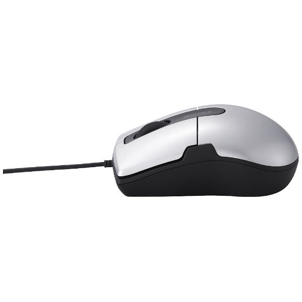 有線BlueLEDマウス［USB 1.5m・Mac／Win］　BSMBU26SMシリーズ 静音 Mサイズ （3ボタン・シルバー）　BSMBU26SMSV PS5対応 【Windows10動作対応】 | BUFFALO | 03