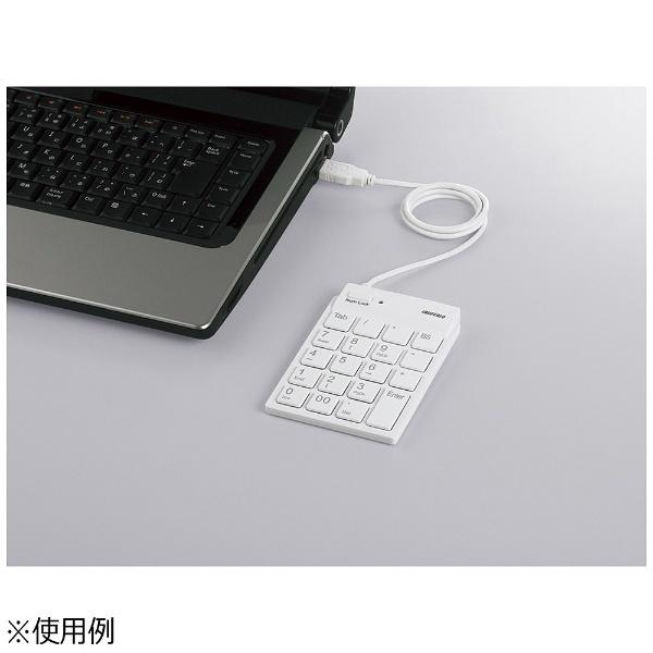 BUFFALO(バッファロー) BSTK11WH（ホワイト）　USBスリムテンキーボード　Tabキー付き　BSTK11シリーズ | BUFFALO | 03
