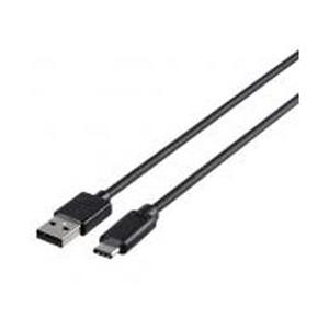 BUFFALO(バッファロー) 1.0m［USB-C ⇔ USB-A］2.0ケーブル 充電・転送　ブラック　BSUAC210BK | BUFFALO