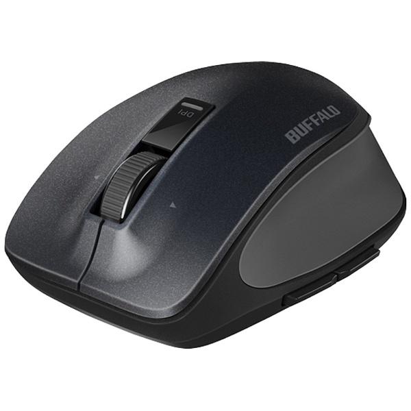 BUFFALO(バッファロー) ワイヤレスBlueLEDマウス［2.4GHz USB・Android／Mac／Win］　BSMBW500Mシリーズ 静音　Mサイズ （5ボタン・ブラック）　BSMBW500MBK | BUFFALO | 01