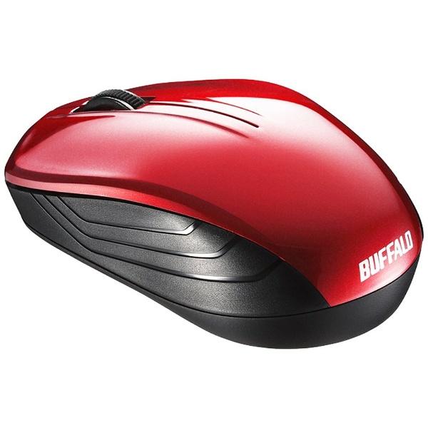 BUFFALO(バッファロー) BSMBW108RD マウス BSMBW108シリーズ レッド [BlueLED /3ボタン /USB /無線(ワイヤレス)] | BUFFALO | 01