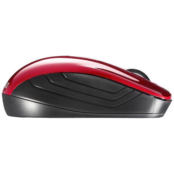 BUFFALO(バッファロー) BSMBW108RD マウス BSMBW108シリーズ レッド [BlueLED /3ボタン /USB /無線(ワイヤレス)] | BUFFALO | 02