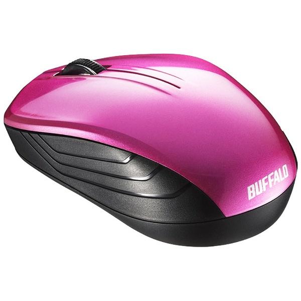 BUFFALO(バッファロー) BSMBW108PK マウス BSMBW108シリーズ ピンク [BlueLED /3ボタン /USB /無線(ワイヤレス)] | BUFFALO | 01