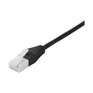 BUFFALO(バッファロー) ツメの折れないLANケーブル カテゴリー6 ストレート スリムタイプ （ブラック・2m）　BCLS6S20BK | BUFFALO
