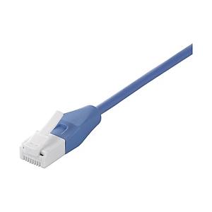 BUFFALO(バッファロー) ツメの折れないLANケーブル カテゴリー6 ストレート スリムタイプ （ブルー・2m）　BCLS6S20BL | BUFFALO