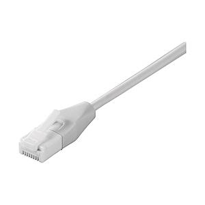 BUFFALO(バッファロー) ツメの折れないLANケーブル カテゴリー6 ストレート スリムタイプ （ホワイト・2m）　BCLS6S20WH | BUFFALO