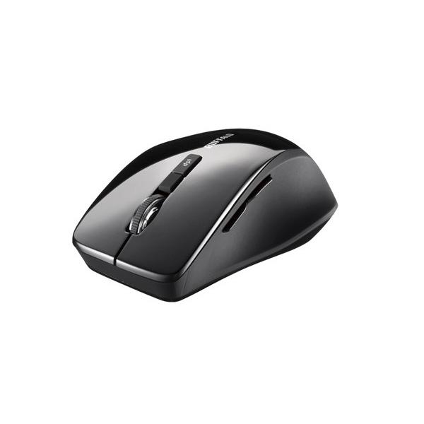 BUFFALO(バッファロー) 無線  BlueLED Dpi切替対応 マウス[USB・Win] BSMBW328シリーズ（5ボタン・ブラック） BSMBW328BK 【864】 | BUFFALO | 01
