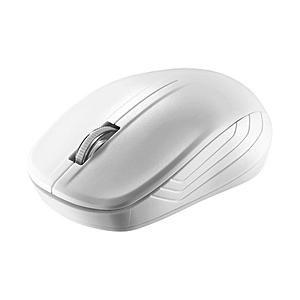 BUFFALO(バッファロー) ワイヤレスIR LEDマウス［2.4GHz USB・Mac／Win］　BSMRW050シリーズ（3ボタン・ホワイト）　BSMRW050WH | BUFFALO