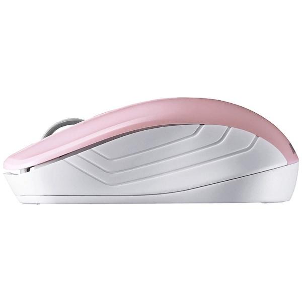 BUFFALO(バッファロー) ワイヤレスIR LEDマウス［2.4GHz USB・Mac／Win］　BSMRW050シリーズ（3ボタン・ピンク）　BSMRW050PK | BUFFALO | 01