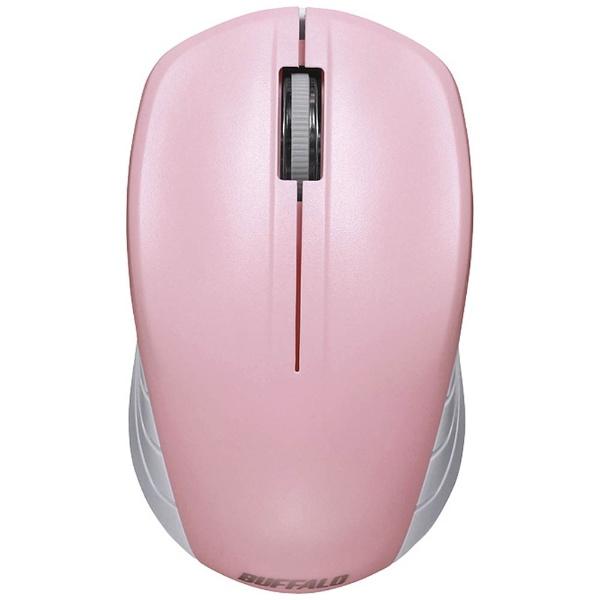 BUFFALO(バッファロー) ワイヤレスIR LEDマウス［2.4GHz USB・Mac／Win］　BSMRW050シリーズ（3ボタン・ピンク）　BSMRW050PK | BUFFALO | 02