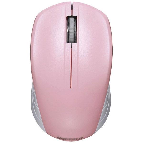 BUFFALO(バッファロー) ワイヤレスIR LEDマウス［2.4GHz USB・Mac／Win］　BSMRW050シリーズ（3ボタン・ピンク）　BSMRW050PK | BUFFALO | 03