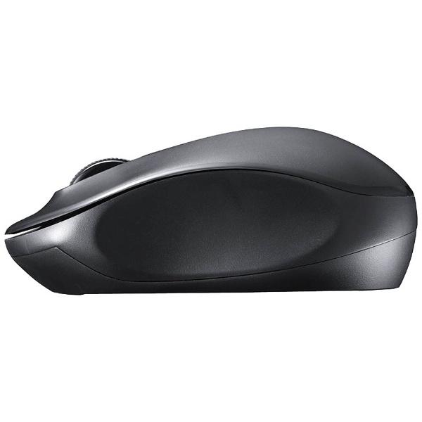 BUFFALO(バッファロー) ワイヤレスIR LEDマウス［2.4GHz USB・Mac／Win］　BSMRW118シリーズ　静音（3ボタン・ブラック）　BSMRW118BK | BUFFALO | 01