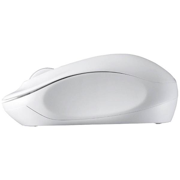 BUFFALO(バッファロー) ワイヤレスIR LEDマウス［2.4GHz USB・Mac／Win］　BSMRW118シリーズ　静音（3ボタン・ホワイト）　BSMRW118WH | BUFFALO | 01