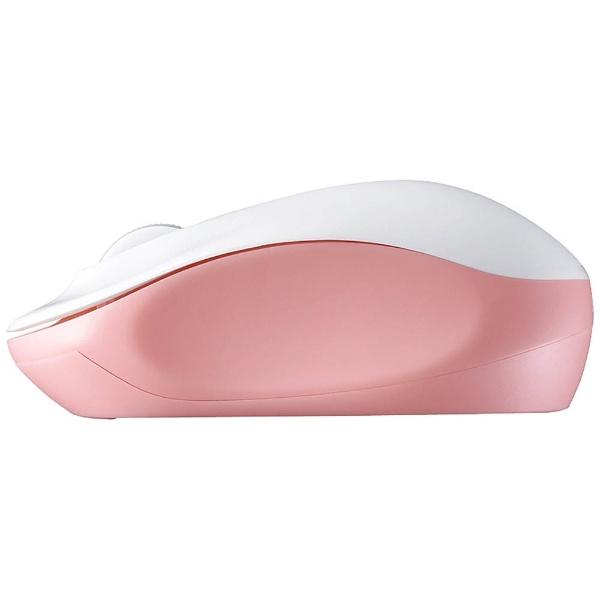 BUFFALO(バッファロー) ワイヤレスIR LEDマウス［2.4GHz USB・Mac／Win］　BSMRW118シリーズ　静音（3ボタン・ピンク）　BSMRW118PK | BUFFALO | 01