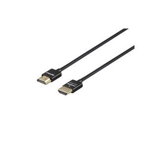 BUFFALO(バッファロー) 1m［HDMI ⇔ HDMI］　4K・3D・イーサネット対応 HDMIケーブル スリムモデル　BSHD3S10BK｜y-sofmap