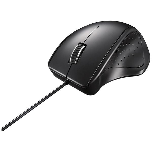 BUFFALO(バッファロー) BSMLU308BK　有線レーザーマウス［USB・Mac／Win］静音（5ボタン・ブラック） | BUFFALO | 01