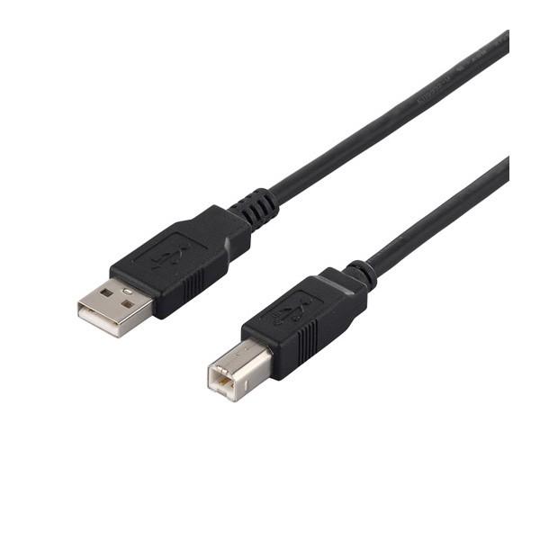 BUFFALO(バッファロー) USB2.0ケーブル (A to B) ブラック 1.5m BCUAB215BK | BUFFALO | 01