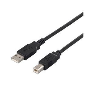 BUFFALO(バッファロー) USB2.0ケーブル (A to B) ブラック 2m BCUAB220BK | BUFFALO