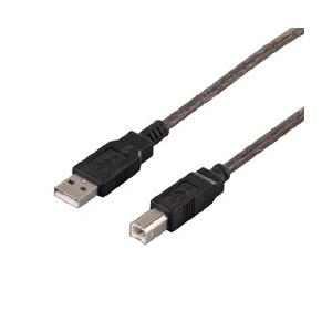 BUFFALO(バッファロー) USB2.0ケーブル (A to B) ブラックスケルトン 2m BCUAB220BS | BUFFALO