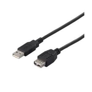 BUFFALO(バッファロー) USB2.0延長ケーブル (A to A) 1.5m ブラック BCUAA215BK | BUFFALO