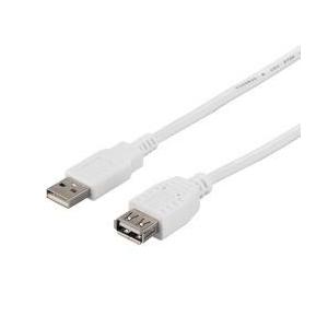 BUFFALO(バッファロー) USB2.0延長ケーブル (A to A) 3m ホワイト BCUAA230WH | BUFFALO