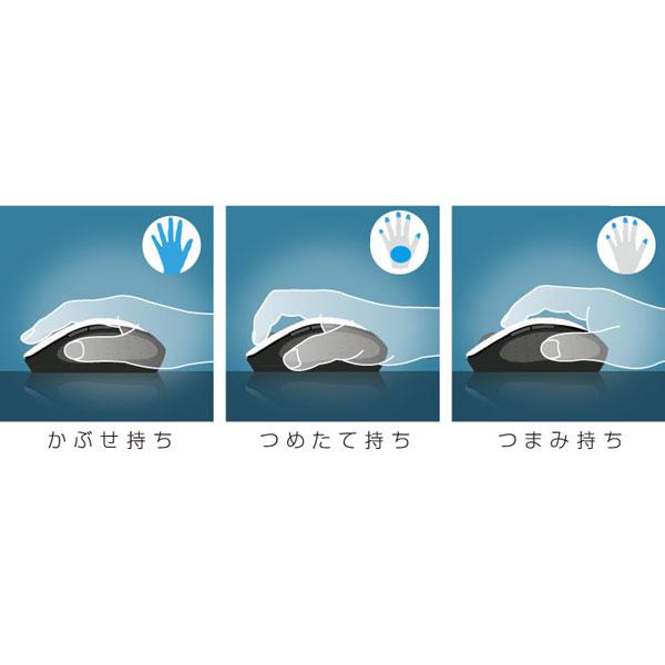 BUFFALO(バッファロー) BSMBU518SBK　有線BlueLEDネオフィットマウス Sサイズ[USB・5ボタン・ブラック] | BUFFALO | 04