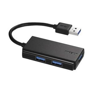 BUFFALO(バッファロー) USB3.0 バスパワー 3ポート ハブ ブラック BSH3U108U3BK ブラック | BUFFALO