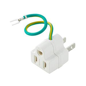 BUFFALO(バッファロー) 3ピン⇒2ピン変換アダプター ホワイト BCTAPA01WH ホワイト | BUFFALO