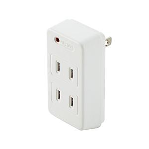 BUFFALO(バッファロー) トリプルタップ 雷サージ防止付き ホワイト BCTAPD01WH ホワイト | BUFFALO