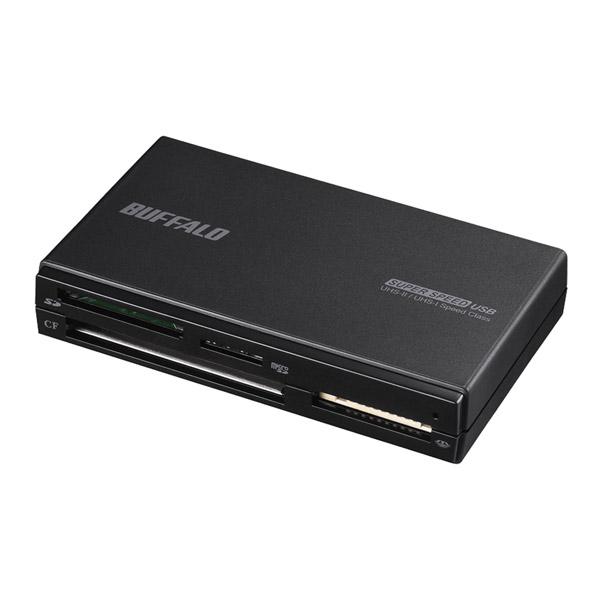 BUFFALO(バッファロー) USB3.0 マルチカードリーダー UHS-II対応モデル BSCR708U3BK ブラック | BUFFALO | 01