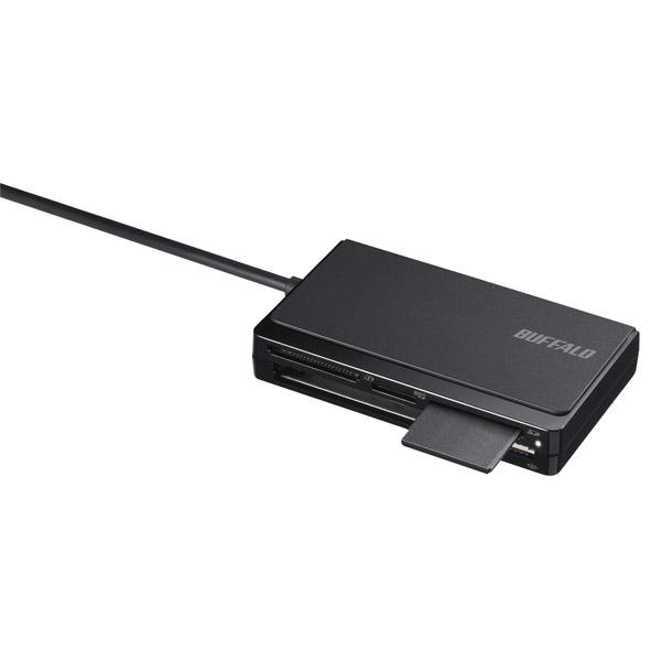 BUFFALO(バッファロー) USB2.0 マルチカードリーダー ケーブル収納モデル ブラック BSCR308U2BK | BUFFALO | 05
