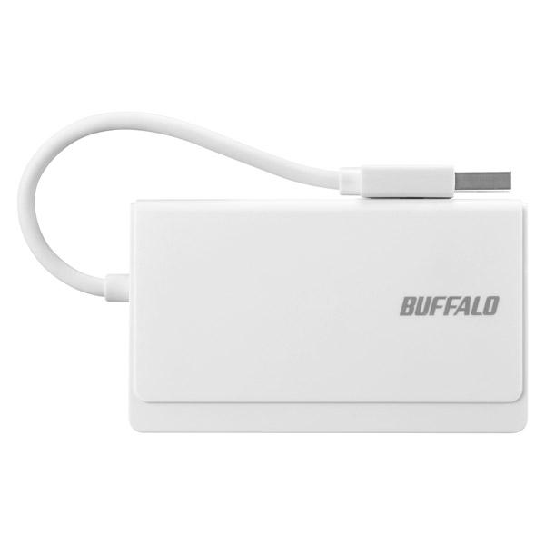 BUFFALO(バッファロー) USB2.0 マルチカードリーダー ケーブル収納モデル ホワイト BSCR308U2WH | BUFFALO | 04