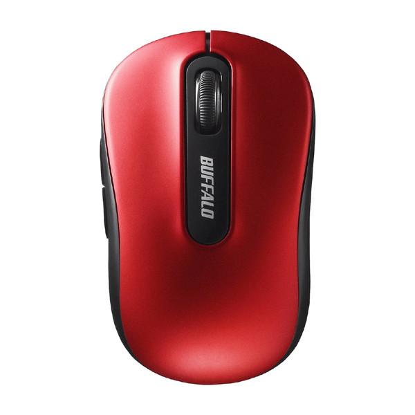BUFFALO(バッファロー) ワイヤレスBlueLEDマウス　BSMBW310シリーズ（5ボタン・レッド） BSMBW318RD | BUFFALO | 02