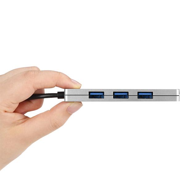 BUFFALO(バッファロー) BSH4U128U3SV USB3.0 4ポートバスパワーハブ シルバー | BUFFALO | 05